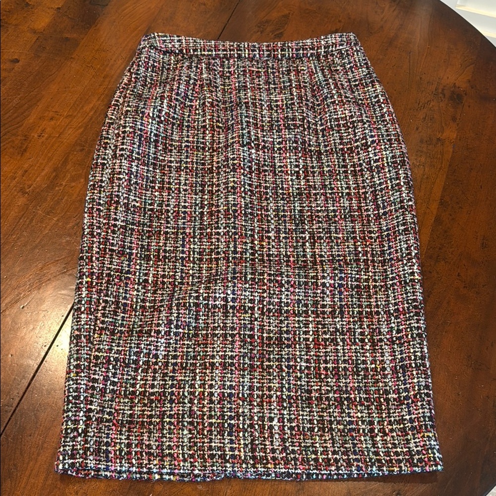 Halogen Tweed Pencil Skirt Knee-Length Workwear